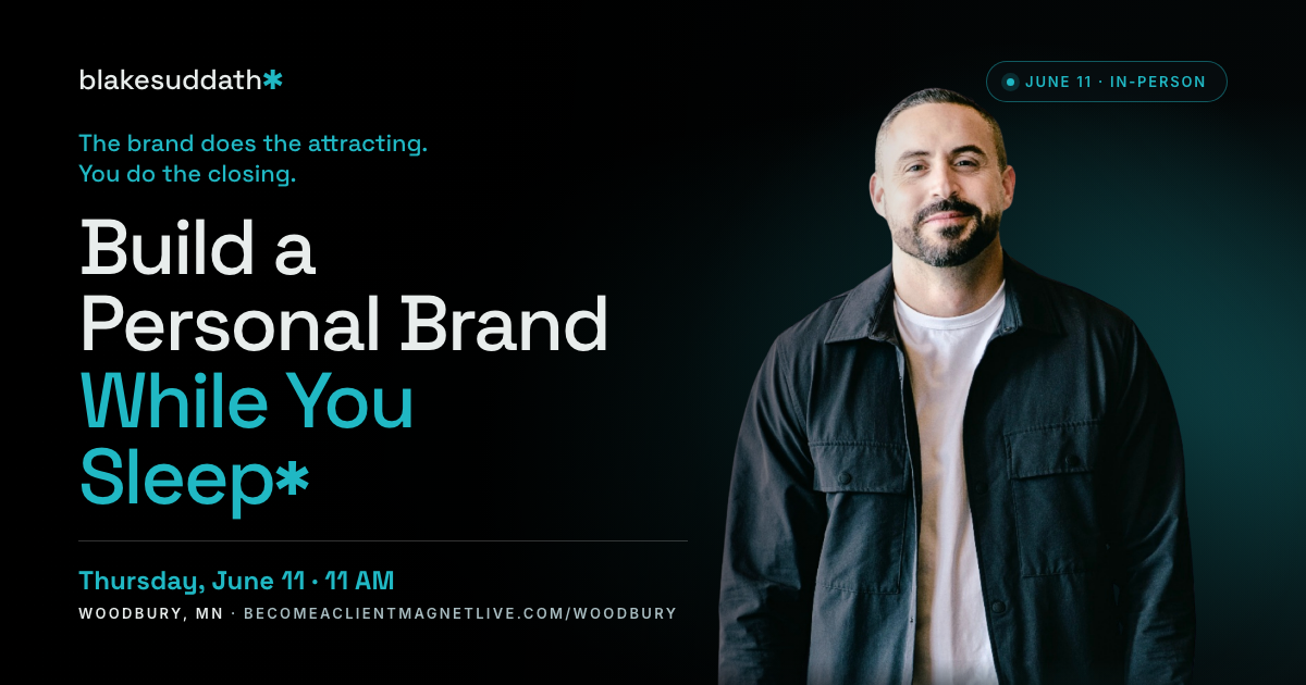 Build a Personal Brand While You Sleep, Woodbury, MN, Thursday June 11 at 11 AM CT